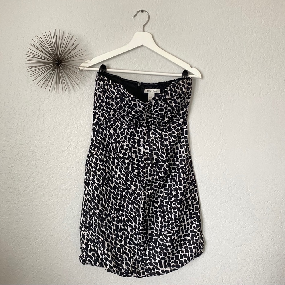 White House Black Market Strapless Mini Dress